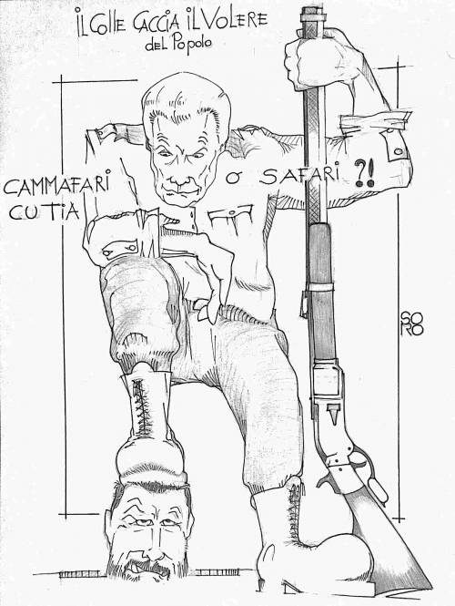 La vignetta del giorno: il Colle caccia il volere del popolo