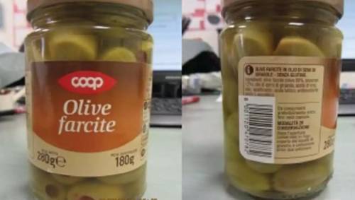 Presenza di solfiti non dichiarati: Coop ritira lotto di olive farcite