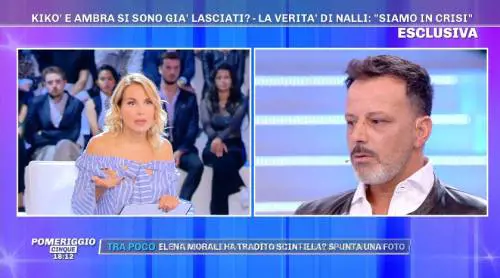 Kikò Nalli non approva la scelta di Ambra: "Il seno rifatto? A me piacciono le cose naturali"