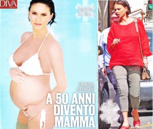 Ramona Badescu incinta, a 50 anni realizza il sogno di diventare mamma