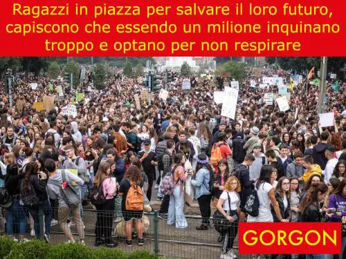 La satira del giorno, "Fridays for Future"
