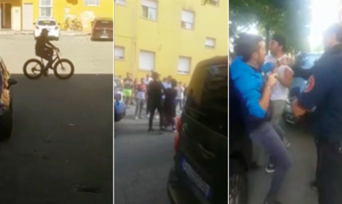 Pescara, Brumotti aggredito nel quartiere dove comandano i rom