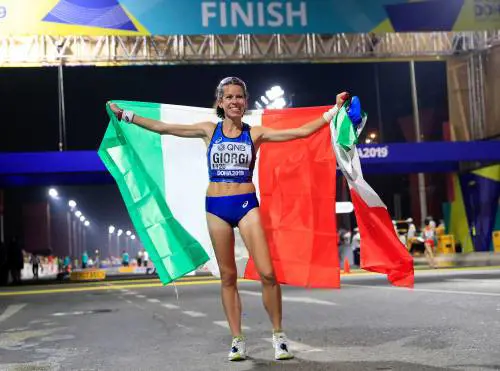 Mondiali di atletica, Giorgi bronzo nella marcia 50 km