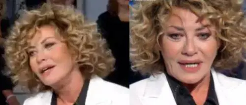 Eva Grimaldi si commuove a Domenica In: "Facevo la benzinaia"