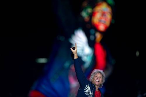 La Band dei Bon Jovi in forma smagliante al "Rock in Rio"