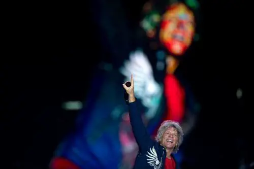 La Band dei Bon Jovi in forma smagliante al "Rock in Rio"