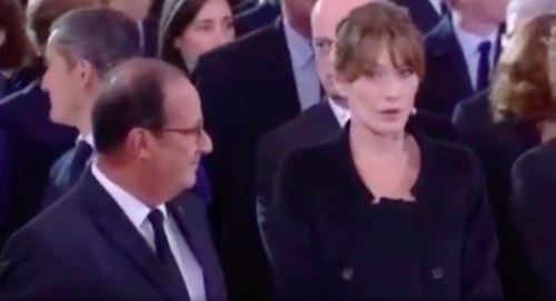 Hollande fa stupire Carla Bruni: cosa le avrà detto?