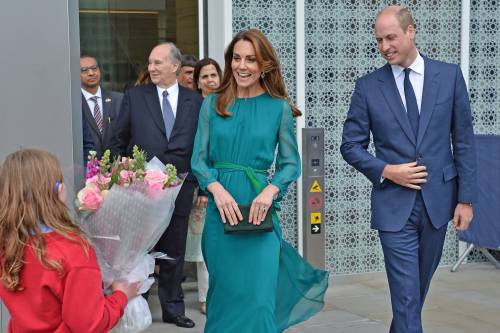 Kate Middleton e il Principe William all'Aga Khan Centre: foto