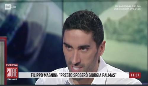 Filippo Magnini: "Giorgia Palmas? Sicuramente me la sposo"