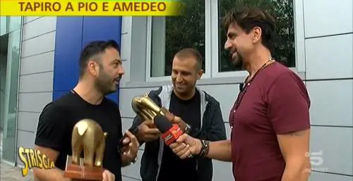 Tapiro d’oro per Pio e Amedeo: "Gli spettacoli sono uguali ai precedenti"