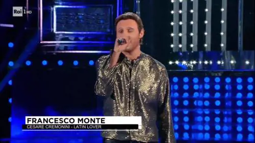 Francesco Monte criticato a Tale e Quale Show. "Non è stata la tua esibizione migliore"