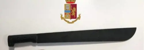 Caserta, minaccia l’ex moglie con un machete: arrestato dalla polizia