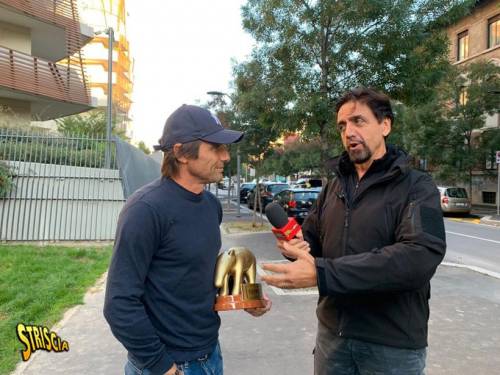 Conte riceve il Tapiro d'Oro: ''Non cerco vendette sulla Juve''