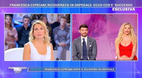 Francesca Cipriani: "Sono stata male, ho visto la morte in faccia"