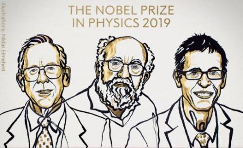 Nobel per la Fisica 2019, premio assegnato a Peebles, Mayor e Queloz