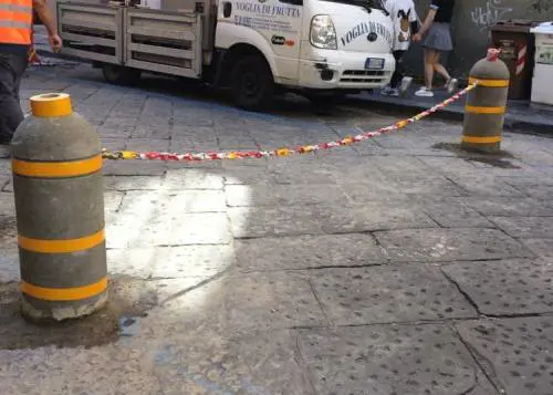 Via Lanzieri a Napoli pedonalizzata