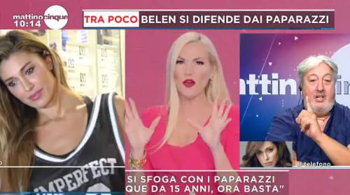 Belen Rodriguez assediata dai paparazzi: "Le seconde nozze? Se Stefano me lo chiede..."