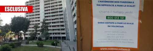 Ascensori rotti, la beffa di Sala ai disabili: "Sali a piedi con noi"