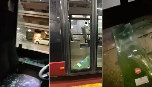 Roma, straniero distrugge autobus Atac: passante lo ferma con un pugno