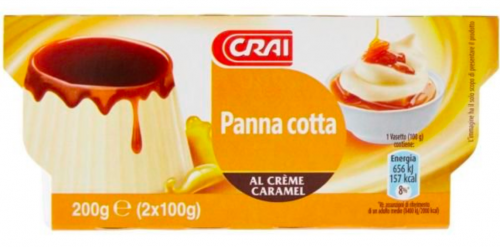 Panna cotta Crai ritirata: odore acre e gusto amaro