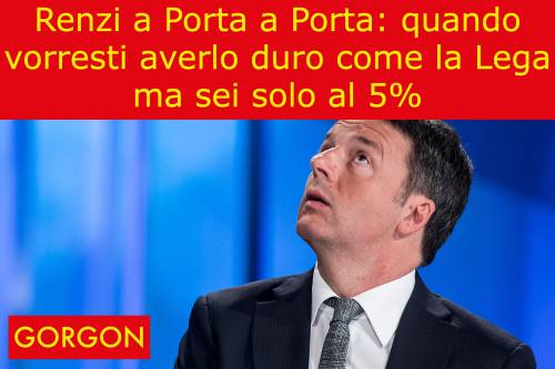 La satira del giorno: La sconfitta di Renzi a Porta a Porta