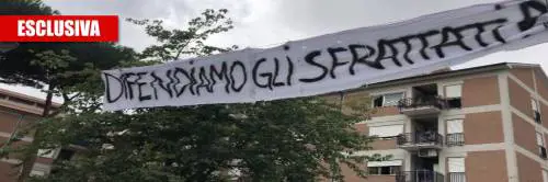 Italiani sotto sfratto: "Raggi pensi anche a noi, non solo ai rom"