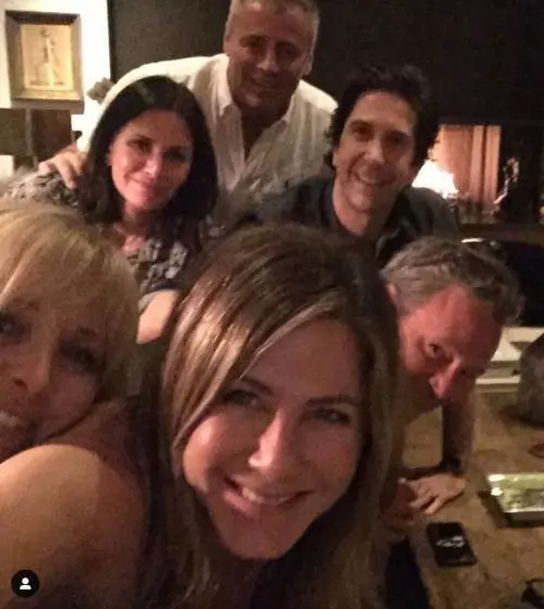 Friends, i protagonisti in foto sui social