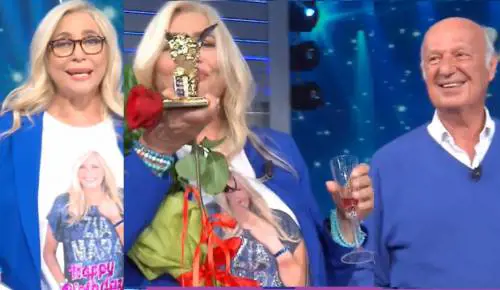 Mara Venier piange alla visione del marito: la sorpresa di compleanno