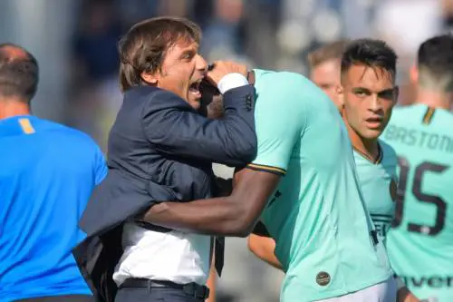 Conte riprende i giocatori: tutti davanti al video per rivedere Sassuolo-Inter