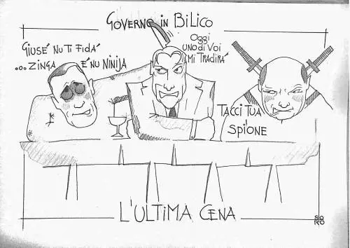 Conte, Di Maio e Zingaretti: l'Ultima cena