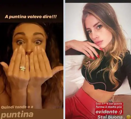 Belen odia le unghie quadrate, ma Chiara Nasti ribatte: “Stai buona"