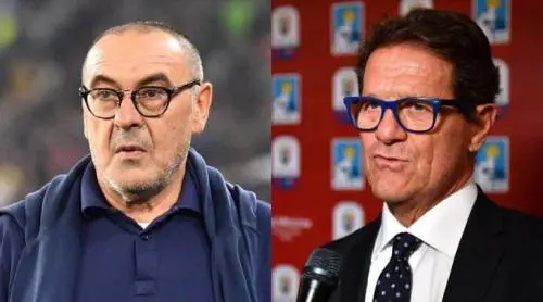 Capello-Sarri, botta e risposta su Sky: ''Forse ho visto un'altra partita''