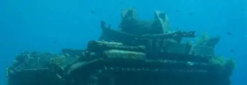 Salerno, ritrovato un carro armato americano in fondo al mare di Capaccio-Paestum