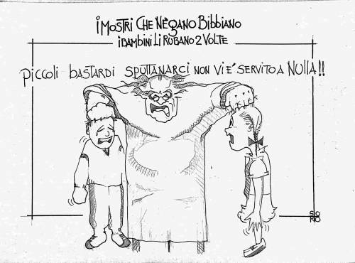 La vignetta del giorno: vogliono insabbiare Bibbiano