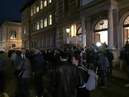I collettivi di sinistra contestano Biloslavo all'università