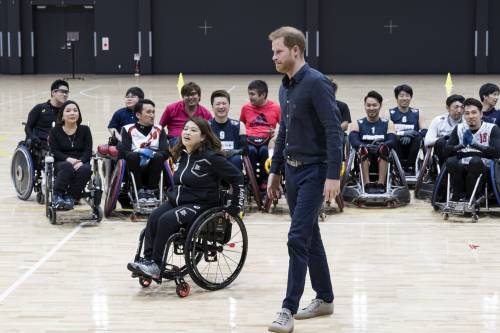 I duchi di Sussex a Tokyo per le para olimpiadi