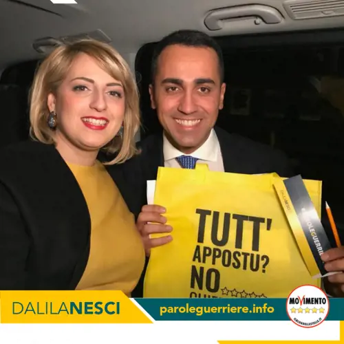 Luigi Di Maio con Dalila Nesci