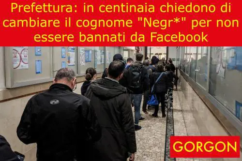 La satira del giorno: file in prefettura per cambiare il cognome
