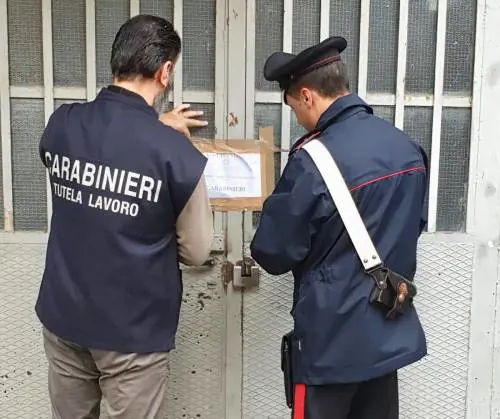 Lavoro nero e violazioni, scattano sequestri e maxisanzioni