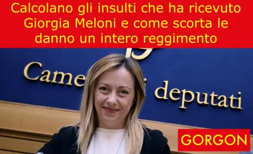 La satira del giorno: danno la scorta anche alla Meloni