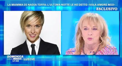 La mamma di Nadia Toffa: "Ogni sera le chiedo cosa fare e la mattina mi sveglio piena di energia"