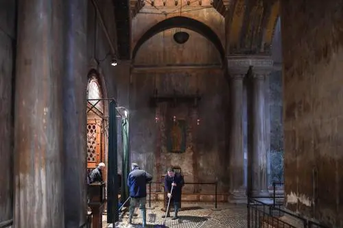 Venezia, la Basilica di San Marco allagata