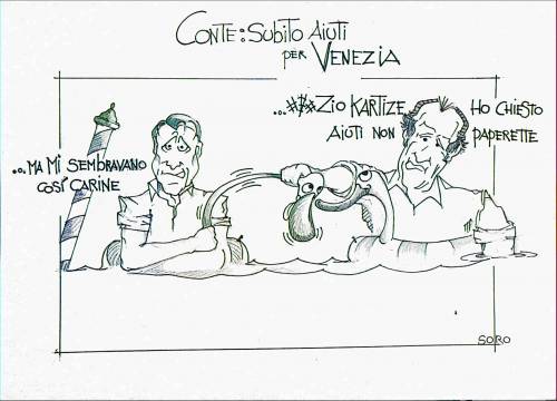 Venezia, Conte a Zaia: Aiuti subito