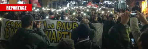 Centocelle scende in strada per essere vicina ai locali incendiati e per chiedere maggiore sicurezza