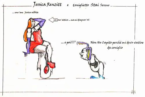 La vignetta del giorno: Jessica Renzitt e Zinga coniglio