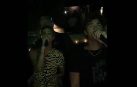 Belen Rodriguez e Andrea Damante, spunta il video del karaoke insieme