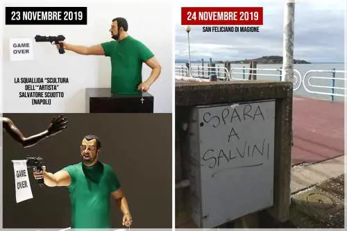 Scultura Salvini, Lega all’attacco: "Rimuoverla. Non è arte ma istigazione all’odio"