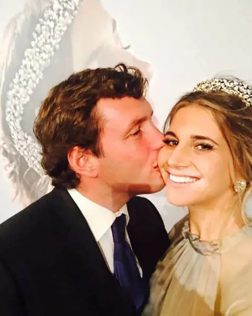 Nicoletta Romanoff sposa Federico Alverà