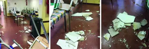 Roma, crolla il controsoffitto nella scuola elementare: paura per i bimbi