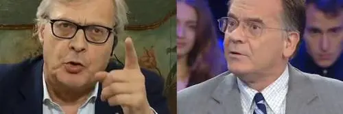 Scontro Paone-Sgarbi: "Dici parolacce in tv", "Sei moralista e osceno"